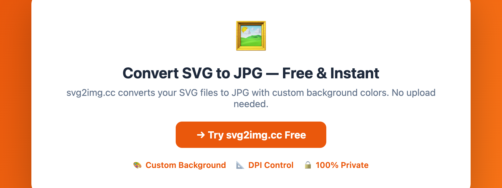 Try svg2img.cc for SVG to JPG conversion