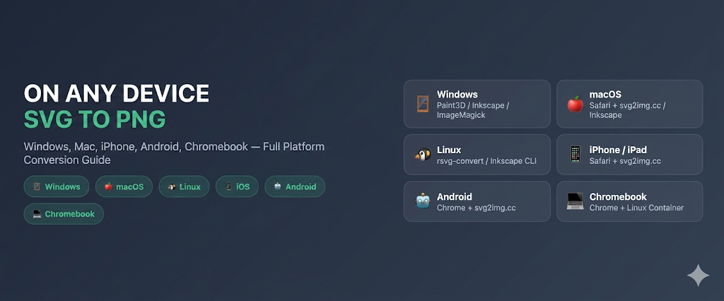 SVG to PNG any device overview