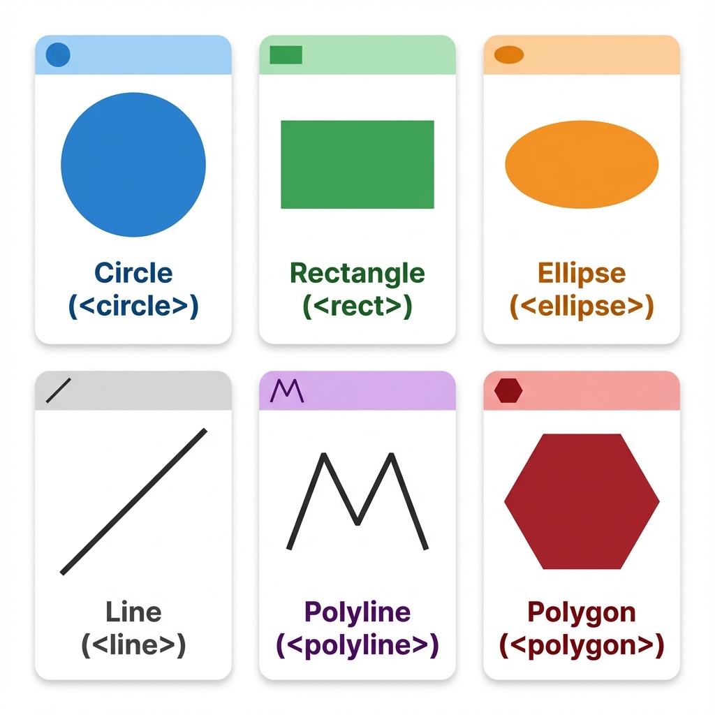 SVG basic elements diagram