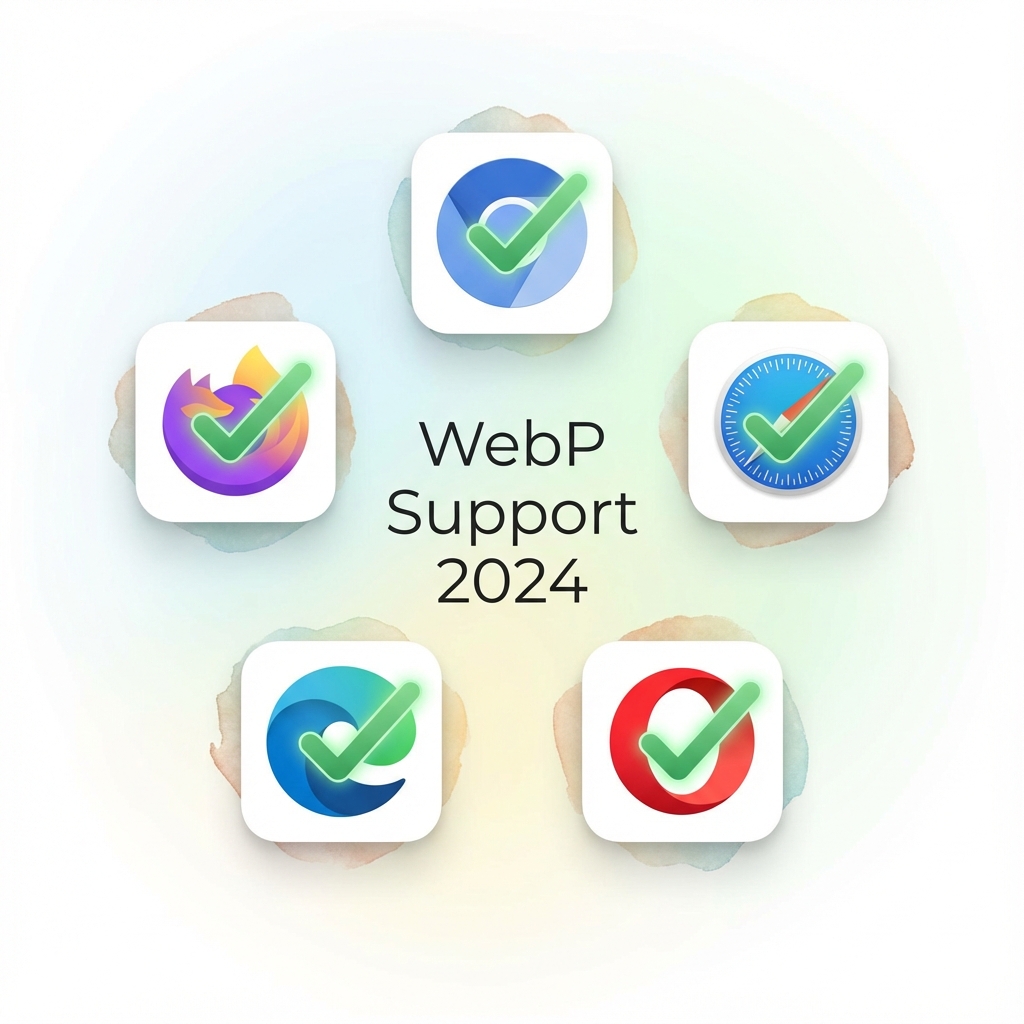 Browser support for WebP format