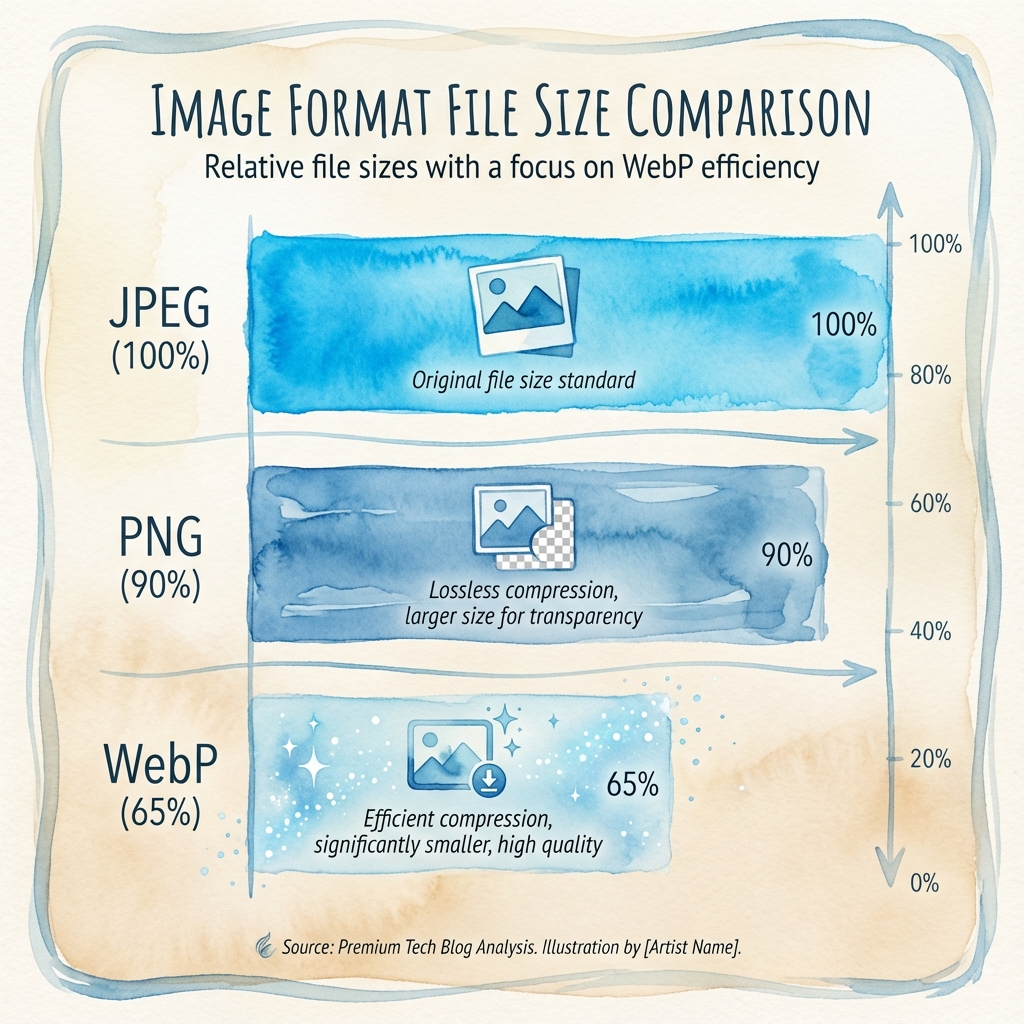 WebP compression comparison with other formats